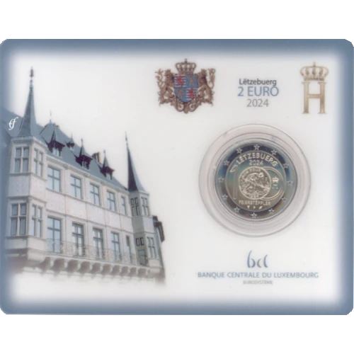 Moneda de 2 Euros Conmemorativos de Luxemburgo 2024 - Trabajador de Fundición - Coincard - Foto 1