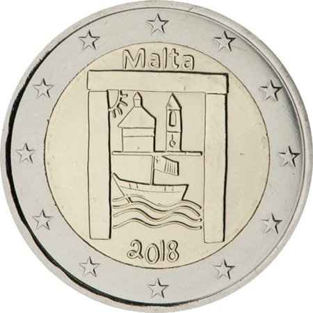 Moneda de 2 Euros Conmemorativos de Malta 2018 - Patrimonio Cultural