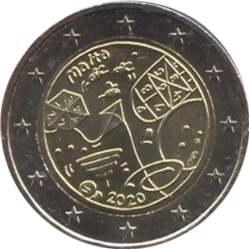 Moneda de 2 Euros Conmemorativos de Malta 2020 - Los Juegos - Variante Cornucopia