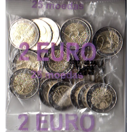 Moneda de 2 Euros Conmemorativos de Portugal 2007 - Presidencia Portuguesa del Consejo de la Unión Europea - Bolsa - Foto 1