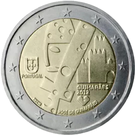 Moneda de 2 Euros Conmemorativos de Portugal 2012 - Guimarães Capital Europea de la Cultura