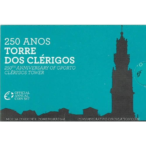 Moneda de 2 Euros Conmemorativos de Portugal 2013 - Torre dos Clérigos - Coincard Proof - Foto 1