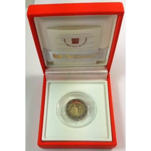 Moneda de 2 Euros Conmemorativos del Vaticano 2016 - Gendarmería Vaticana - Estuche Proof - Foto 1