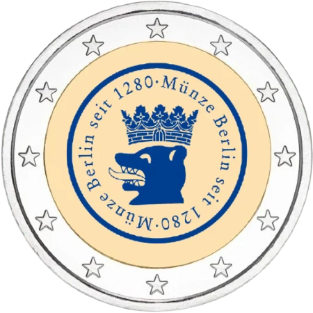 Monedas de 2 Euros Conmemorativas Acuñadas en la Ceca de Berlín
