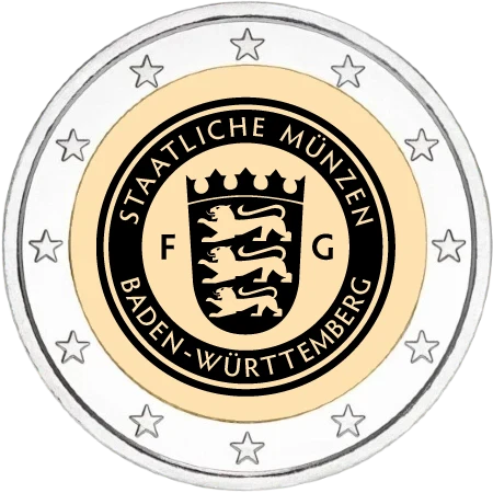 Monedas de 2 Euros Conmemorativas Acuñadas en la Ceca de Karlsruhe