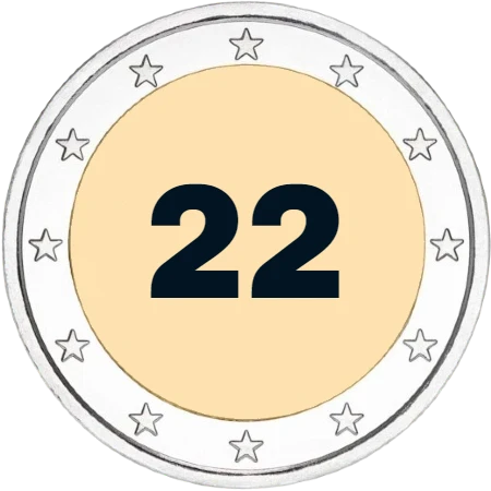 Monedas de 2 Euros Conmemorativos de 2022