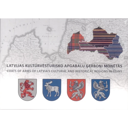 Monedas de 2 Euros Conmemorativos de Letonia - Serie Regiones - Cartera Recopilatoria - Foto 1