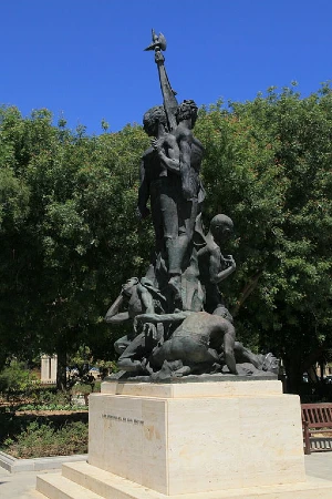 Monumento al Sette Giugno en La Valleta, Malta