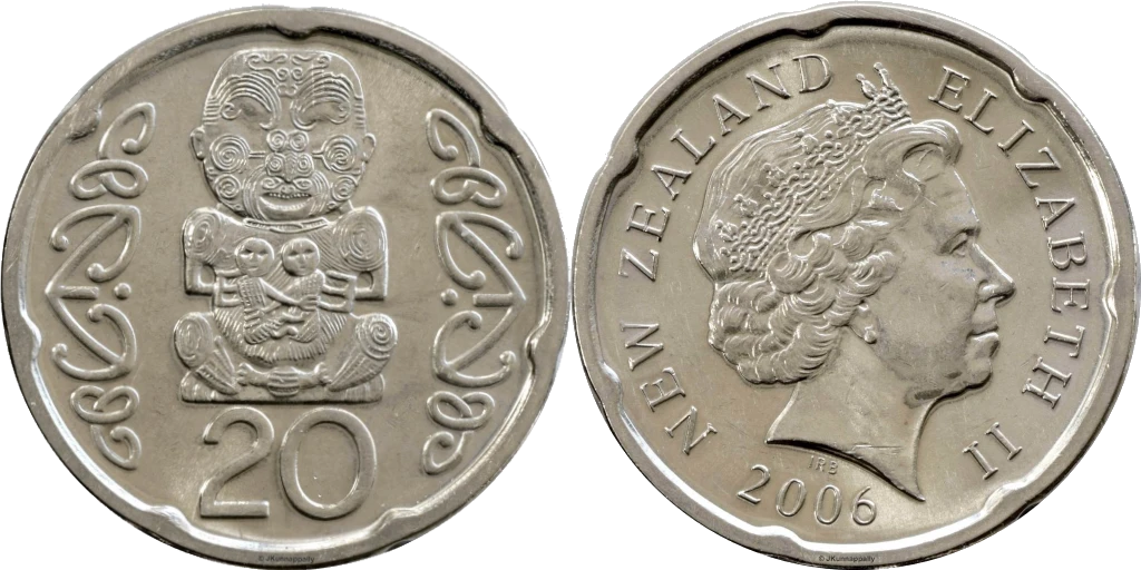 Nueva Zelanda - 20 Céntimos 2006