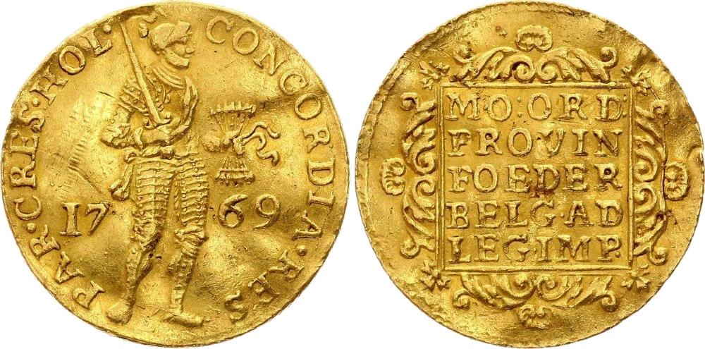 Países Bajos - Ducado de Oro 1769- Acuñado en San Petesburgo, Rusia
