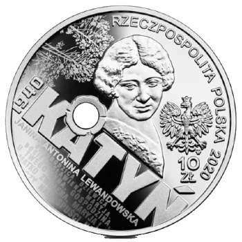 Polonia - 10 Zlotych 2020 - Masacres de Katyn y Palmiry - Reverso
