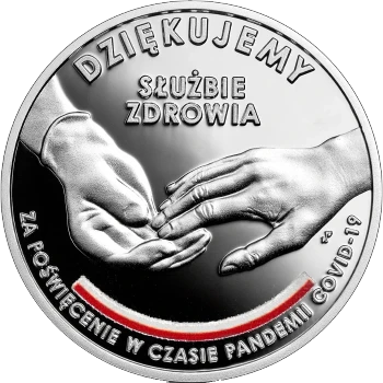 Polonia - 10 Zlotych 2021 - Pandemia - Anverso