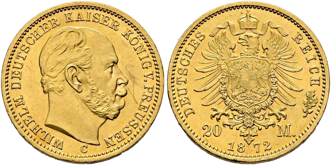 Prussia - Germany - 10 Marks 1872