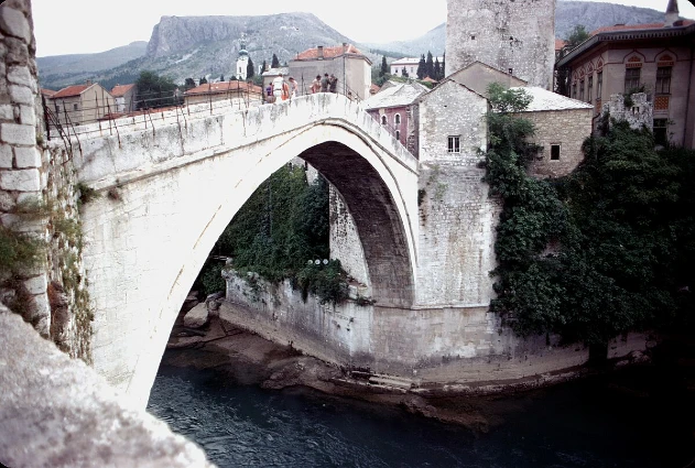 Puente de Mostar en 1974