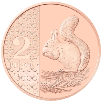 Reino Unido - 2 Pence 2023 - Reverso