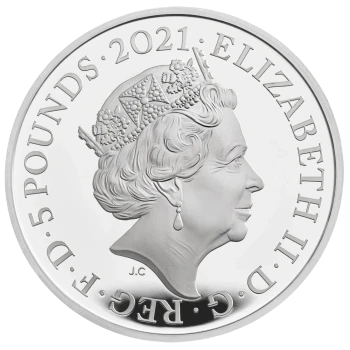 Reino Unido - 5 Libras 2021 - Royal Albert Hall - Reverso