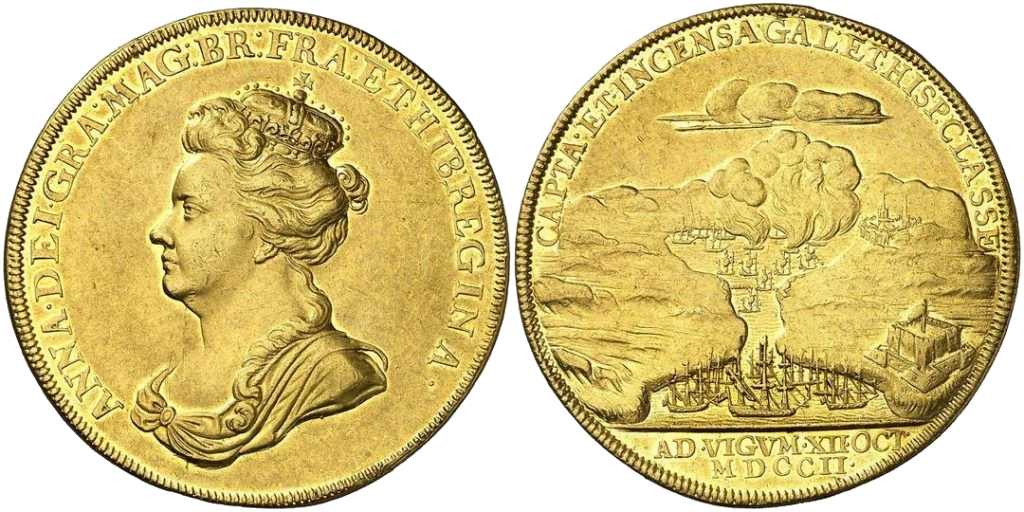 Reino Unido - Medalla Batalla de Rande 1702