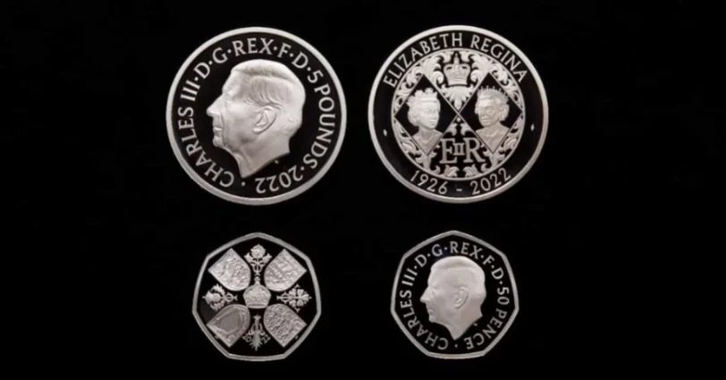 Reino Unido - Primeras Monedas con el Busto de Carlos III - Foto Artística