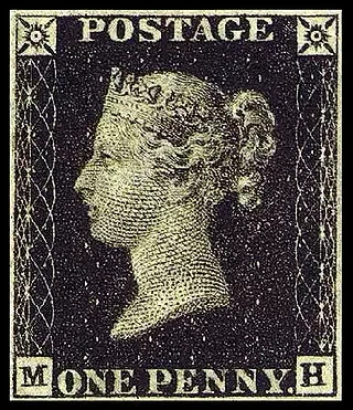 Reino Unido - Sello Penny Black