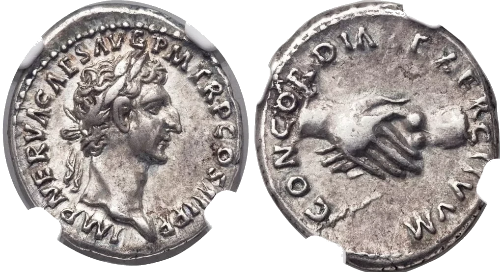Roma - Denario de Nerva 96 dC