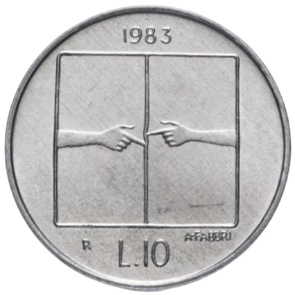 San Marino - 10 Liras 1983 - Anverso