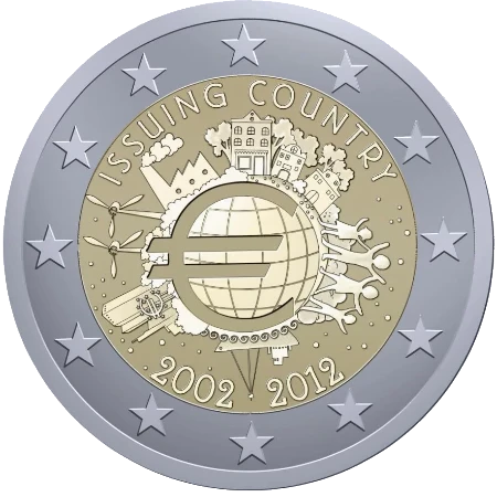 Serie de Monedas Conmemorativas de 2 Euros 10 Aniversario del Euro - Propuesta Ganadora