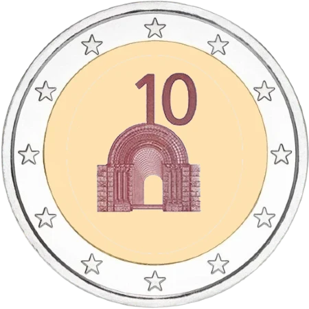 Serie de Monedas Conmemorativas de 2 Euros 10 Aniversario del Euro
