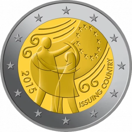 Serie de Monedas Conmemorativas de 2 Euros Bandera de la Unión Europea - Propuesta No Ganadora 2