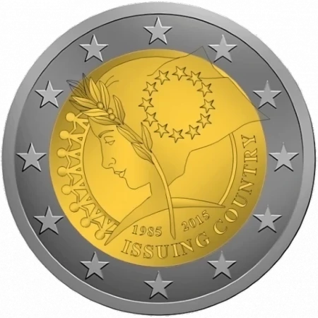 Serie de Monedas Conmemorativas de 2 Euros Bandera de la Unión Europea - Propuesta No Ganadora 3
