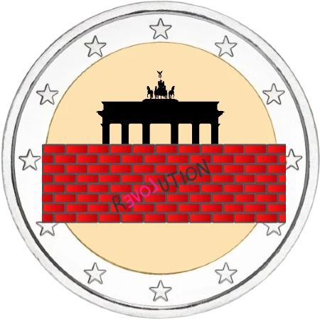 Serie de Monedas Conmemorativas de 2 Euros Caída del Muro de Berlín