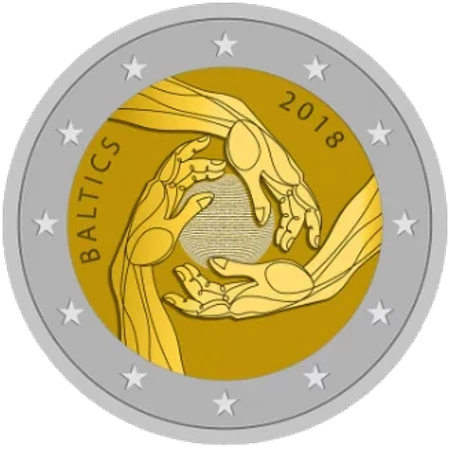 Serie de Monedas Conmemorativas de 2 Euros Centenario de las Repúblicas Bálticas - Propuesta No Ganadora 2