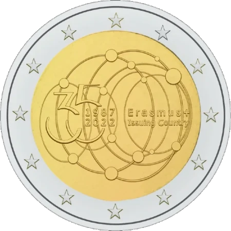 Serie de Monedas Conmemorativas de 2 Euros Programa Erasmus - Propuesta No Ganadora 5