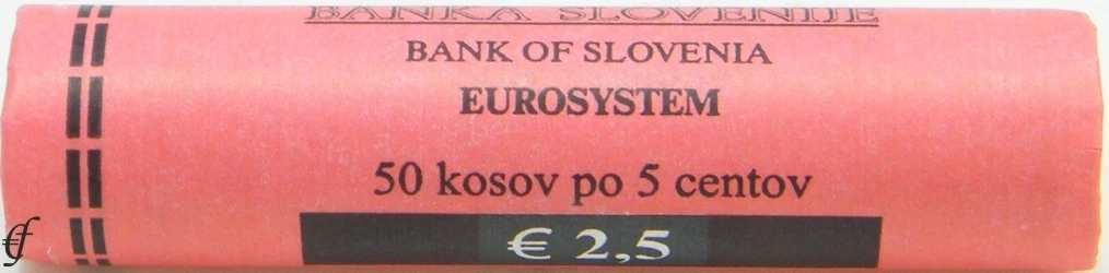 Slovenia - 5 Euro Cents 2019 - Roll
