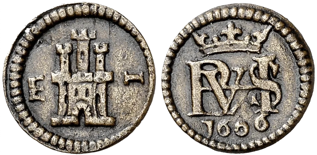 Spain - 1 Maravedí 1606