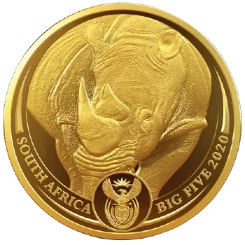 Sudáfrica - 50 Rand 2020 - Rinoceronte - Anverso