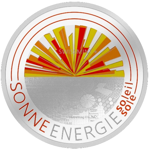 Suiza - 20 Francos 2022 - Energía Solar - Anverso