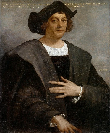 Supuesto retrato de Cristóbal Colón, por Sebastiano del Piombo
