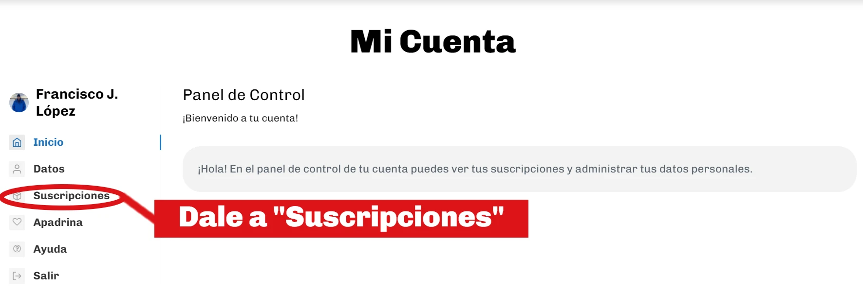 Tutorial Dar de Baja VIP – Paso 2 – Ordenador Tutorial Dar de Baja VIP - Paso 2 - Ordenador