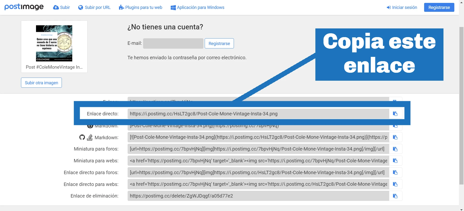 Tutorial Subir Imágenes Foro ColeMone – Paso 2 – Ordenador Tutorial Subir Imágenes Foro ColeMone - Paso 2 - Ordenador
