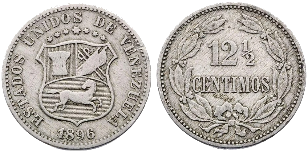 Venezuela - 12,5 Céntimos 1896