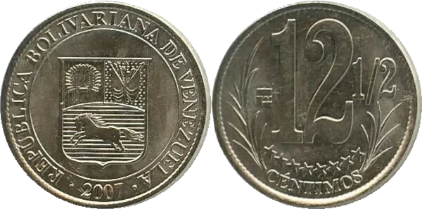 Venezuela - 12,5 Céntimos 2007